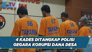 4 Kades di Bojonegoro Ditangkap Polisi Akibat Korupsi Dana Desa Rp1,2 Miliar - BIS 09/05