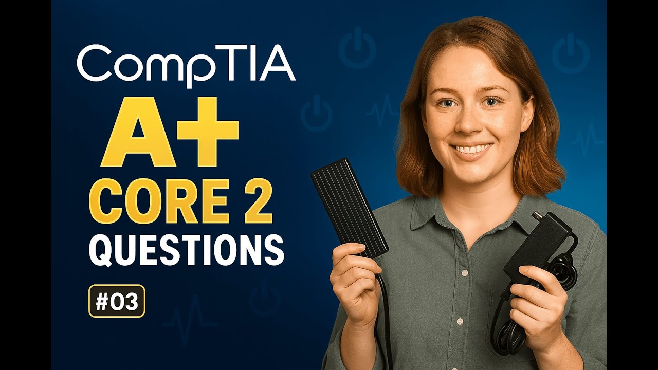CompTIA A+ Core 2 (220-1102) π― FREE Practice Questions & Answers! - YouTube