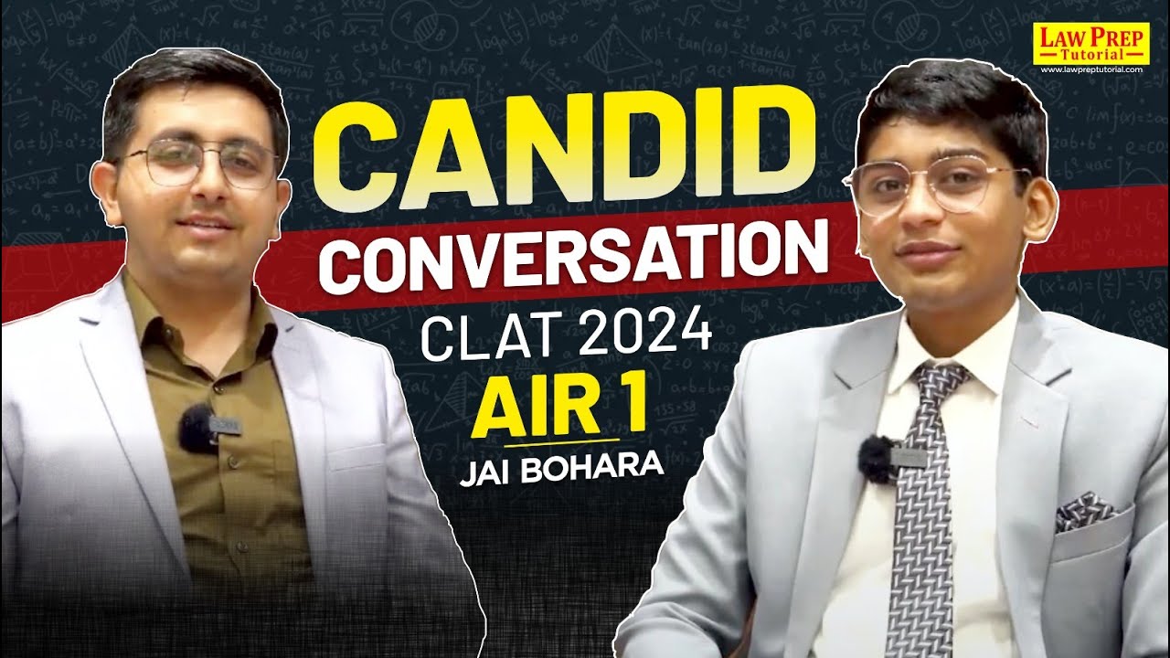 CLAT 2024 Topper AIR 19 - Divyansh Bora Interview