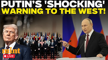 Putin Live | Vladimir Putin’s CHILLING WORDS To the West | Russia Ukraine | Trump | NATO | Russia