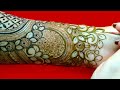 bridal mehendi design lfull hand basic mehndi design l basic bridal  henna tutorial l dulhan mehndi