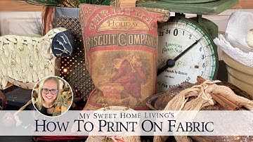 How To Print on Fabric with Home Inkjet Printer
