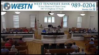 Chester County Commission Meeting 06-21-21