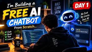 I’m Building a FREE AI Chatbot From Scratch — Day 1