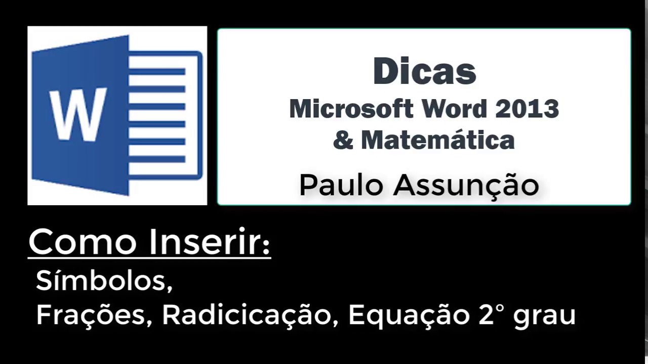 Inserir símbolos matemáticos - Suporte da Microsoft