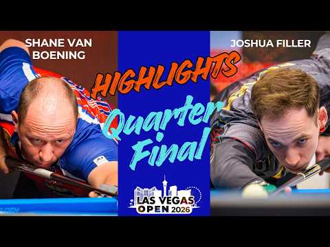 BILLIARDS HIGHLIGHTS! Shane Van Boening vs Joshua Filler | Las Vegas Open 2026 | GENERATIONS COLLIDE