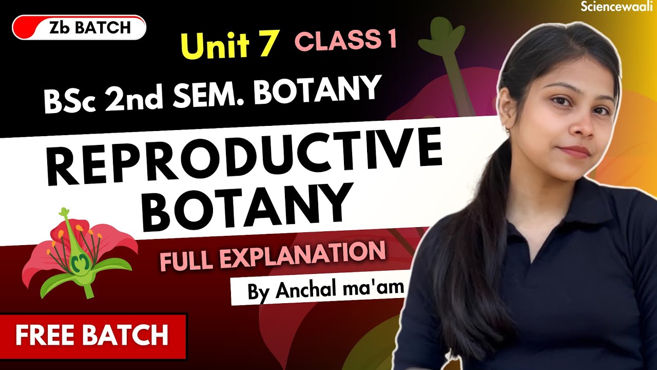 Reproductive botany bsc 1st year 2nd semester unit 7 💯🔥|Microsporangium & Megasporangium