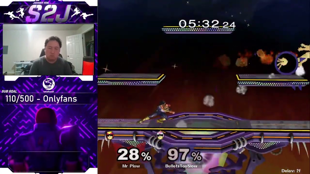 500 IQ FORWARD SMASH into GOATED Falcon Punch Edgeguard