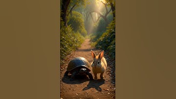 rabbit and turtle race in ai video #rsce #rabbit #youtubeshorts #viral