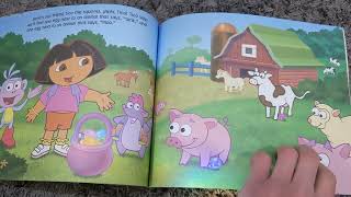 Reading the Dora's Easter Basket book