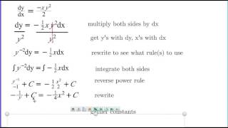 finding a particular solution to a differential equation
