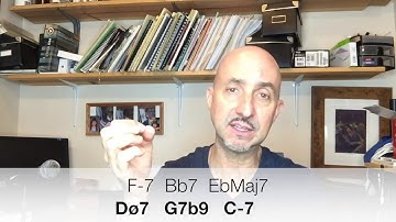 How to Improvise over minor ii V i chords using one scale