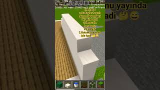 Baş Ucuma Koydum 🍊 #Minecraft #MinecraftTürkçe #MinecraftVilla #MinecraftEv #Gaming #Oyun #Build