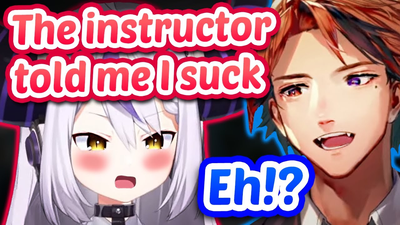 Laplus' Terrible Experience Taking Driving Lessons (ft. Roberu)【ENG Sub Hololive】