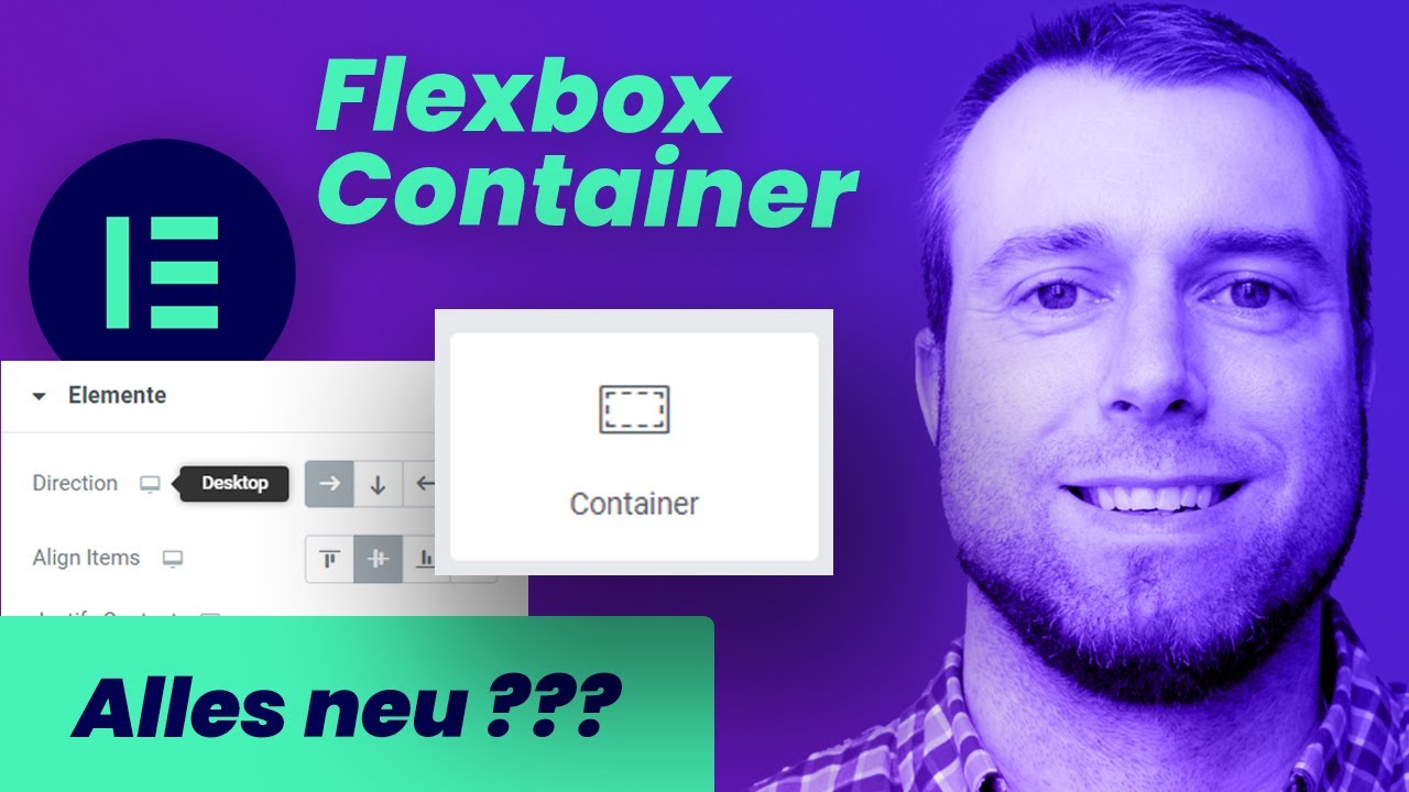 Elementor FLEXBOX Container 👉🏻 Heftige Änderung! - YouTube