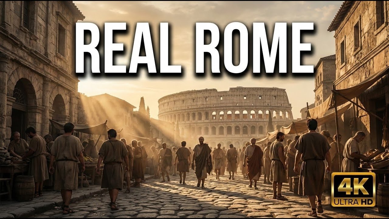 Ancient Rome Walking: The Dirty Reality of the Empire (Hyper-Realistic 4K Restoration)