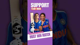India's Semi-Final Hopes Alive! Must Win vs Bangladesh | Women's T20 World #shorts #ytshorts