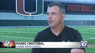 Canes' Mario Cristobal on game: 'We are closing in' thumbnail