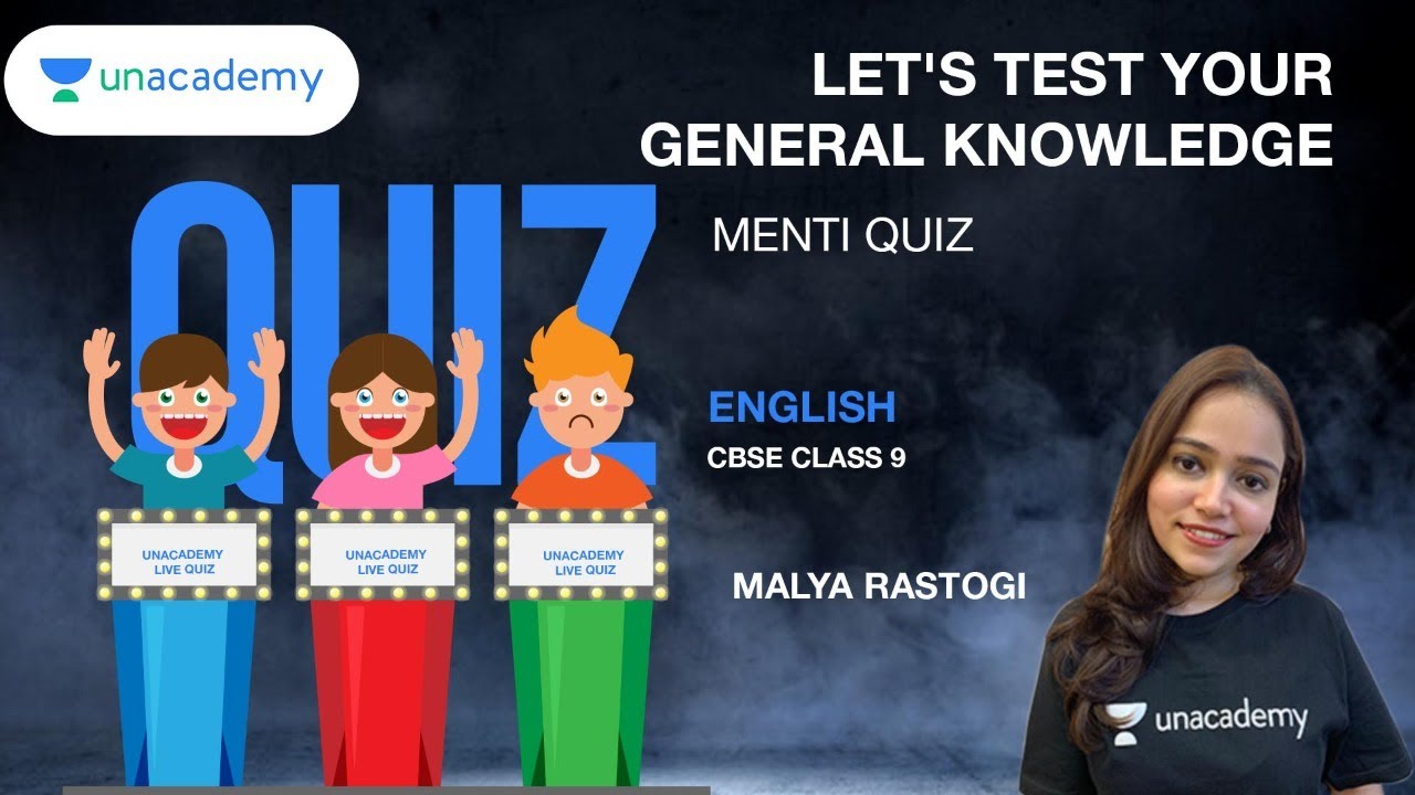 Let's Test Your General Knowledge | Menti Quiz | CBSE | Class 9 | Malya ...