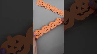 DIY Pumpkin Garland #shorts #halloween #pumpkin