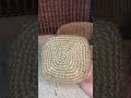 Квадратные корзиночки из необработанного джута #вязаниекрючком #handmade #crochet #ручная_работа