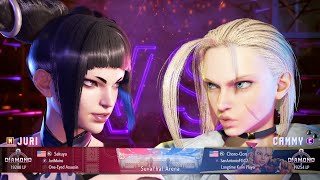 Street Fighter 6 / Juri vs Cammie / SF6 Ranked Match