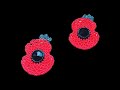 How to make a red poppy brooch. Part 1.