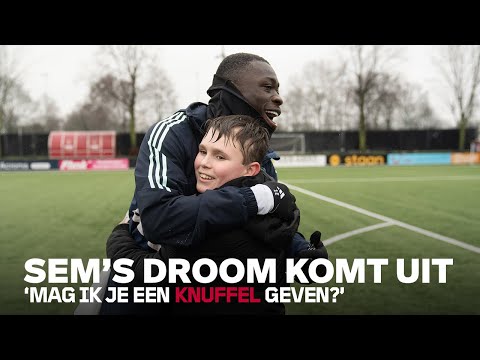 Voetbal geeft ???  | Brian Brobbey bezorgt Sem een onvergetelijke ervaring ?