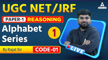 NTA UGC NET PAPER 1 | Reasoning |  Alphabet Series | By Rajat Sir