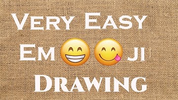 Very Easy EmojI Drawing Step By Step | How To Draw Winking With Tongue Sticking Out Emoji