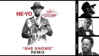 Ne-Yo feat The-Dream, Trey Song \& T Pain - She Knows (Remix) [HQ + Lyrics]