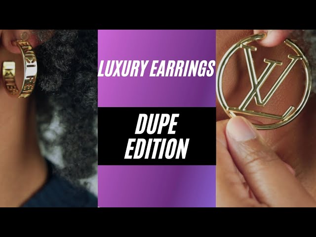 Luxury Earrings, DUPE Edition, Fendi