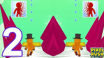 Pixel Rush - Epic Obstacle Course gameplay walkthrough 15 -25 Level (android) by Say games