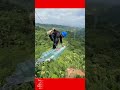 Brave Electrical Workers Performing Maintenance On High Voltage Power Lines At Extreme Heights