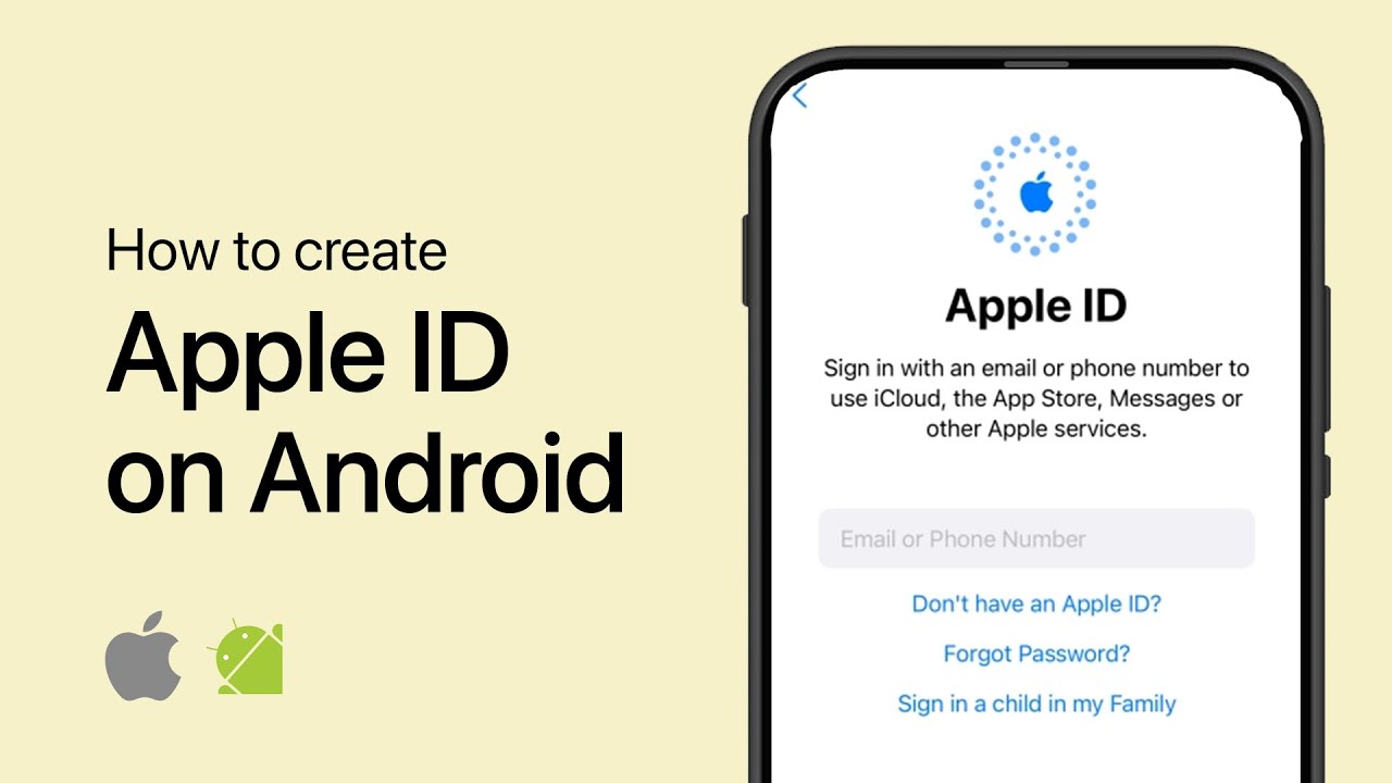 How To Create Apple ID On Android Device YouTube How To Create Apple ID On Android Device YouTube