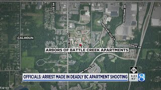 1 arrested after shooting at Battle Creek apartment complex