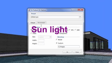 SU Podium V2 Natural Lights: Sun and Sky