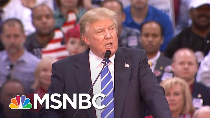 President Donald Trump Confronted On His False Claims About Taxes | All In | MSNBC