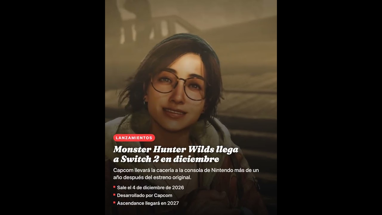 Monster Hunter Wilds llega a Switch 2 en diciembre