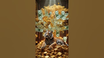 Majestic Tiger Wealth: Golden Tree of Prosperity #tiger #wealth #goldentree #prosperity #fortune