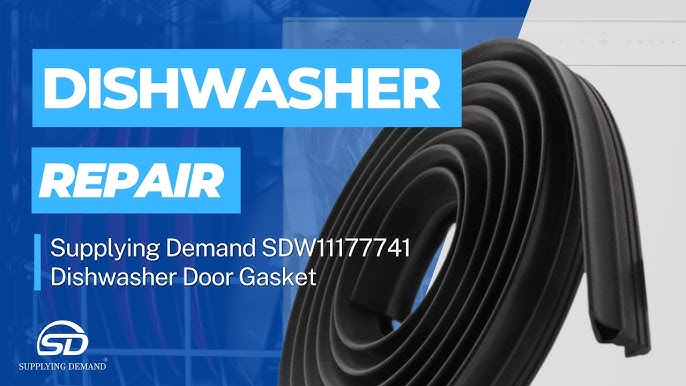 W11177741 Dishwasher Door Gasket,Whirlpool Dishwasher Door Seal Replacement  Whirlpool Kenmore Dishwashers W10300924V W10300924VP W10660528 4843807