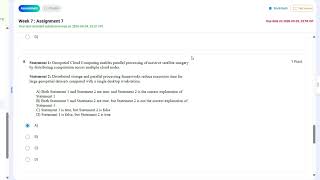 NPTEL Cloud Computing  WEEK 7  Answers