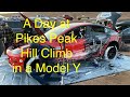 A Day at Pikes Peak Hill Climb in a Model Y
