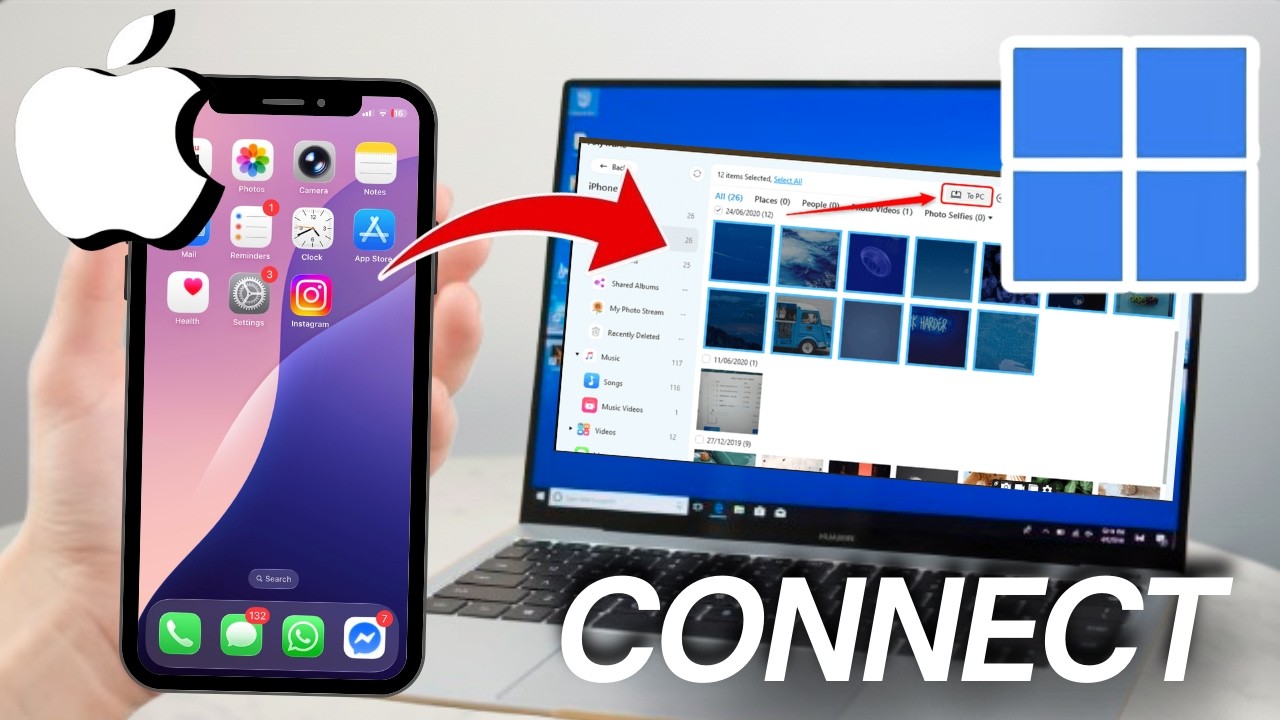 Iphone Windows Connection How To Connect iPhone To Windows Laptop (Easy Guide) - YouTube