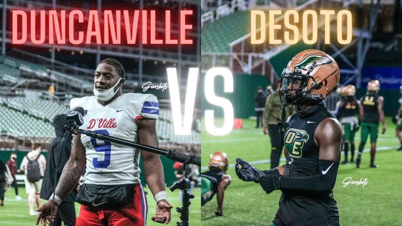 DUNCANVILLE VS DESOTO HIGHLIGHTS!! TXHSFBPLAYOFFS YouTube