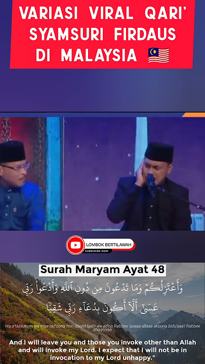 MASYA ALLAH I TRENDING IRAMA NAHAWAND SYAMSURI FIRDAUS DI MALAYSIA #lombokbertilawah #shortsviral
