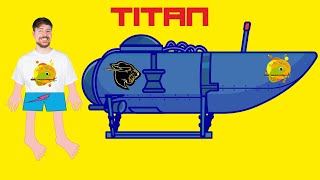 MrBeast DIED (almost) In The Submarine TITAN Ocean Gate #gigistudios #mrbeast