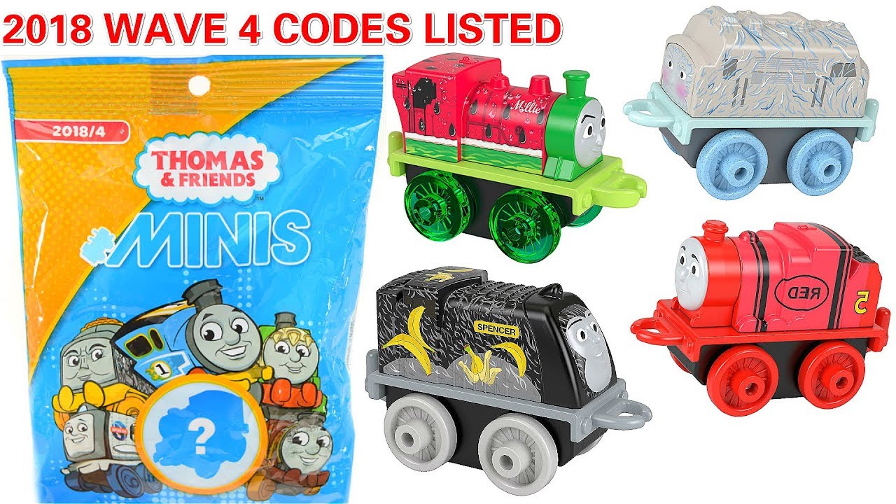 2018 Wave 4 Thomas And Friends Minis Blind Bags Opening With Codes