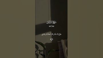 #سورة_النمل || بصوت القارئ ياسر الدوسري دع أصابعك تشهد لك وأكتب ماتؤجر عليه💬