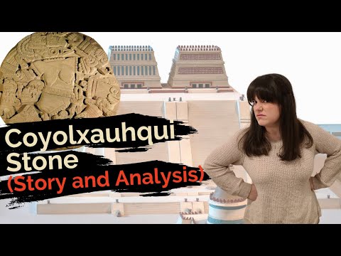 سنگ Coyolxauhqui از Templo Mayor | تاریخ هنر آزتک